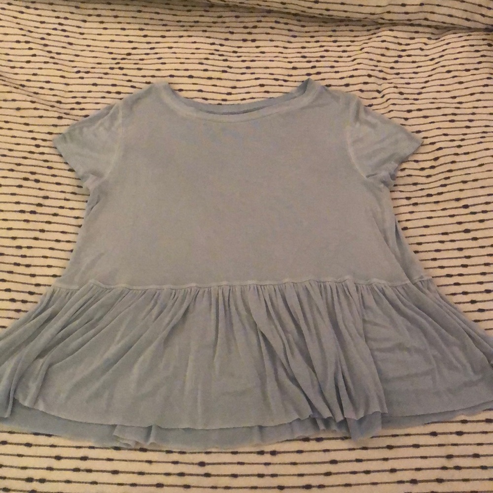 A ruffle tee